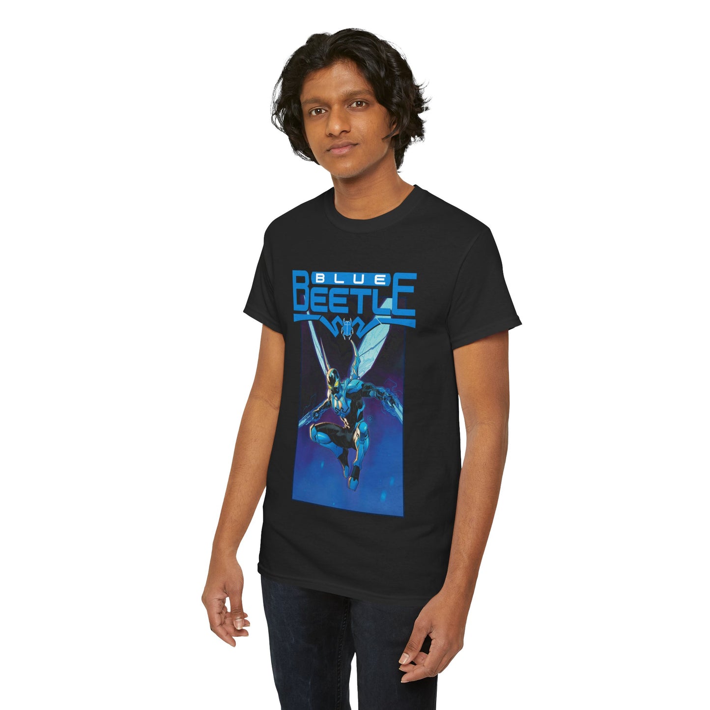 Blue Beetle T-Shirt - Dan Mora Art - DC Comics Character - Jaime Reyes