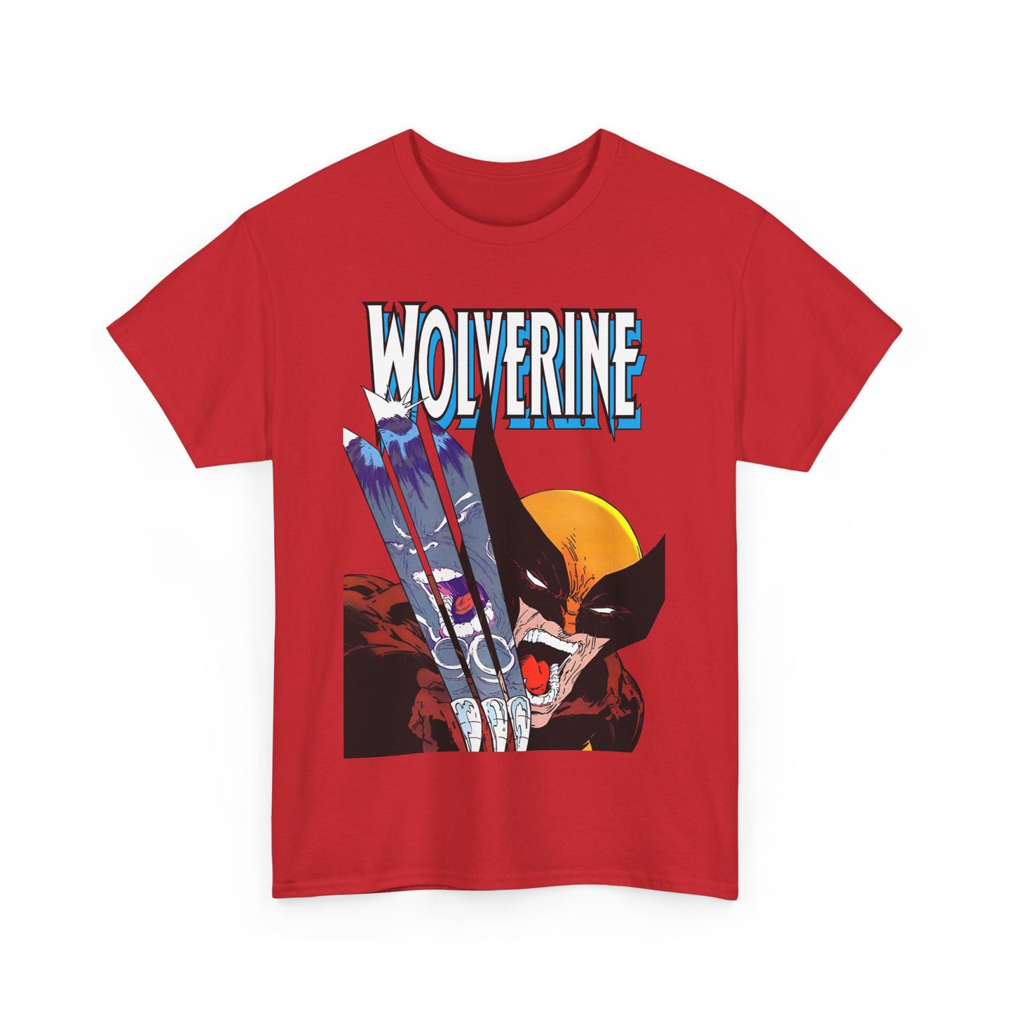Wolverine T-Shirt - Amazing Todd McFarlane Art - Classic Image Vs Incredible Hulk - Marvel Comics - Logan