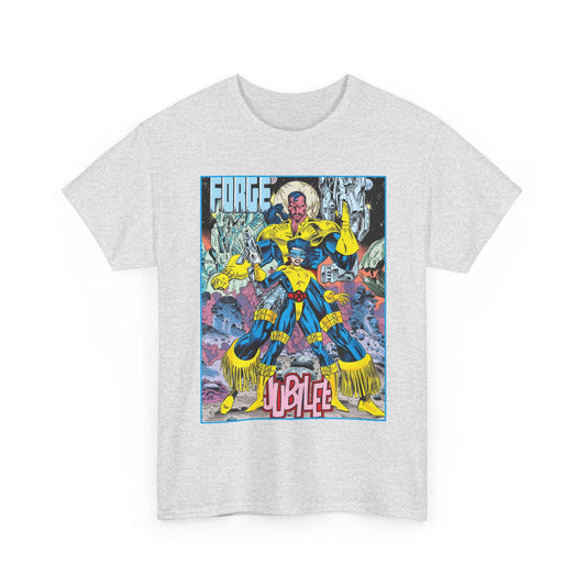 Forge & Jubille T-Shirt - Liam Sharp Art - X-Men Mutants - Marvel Comics