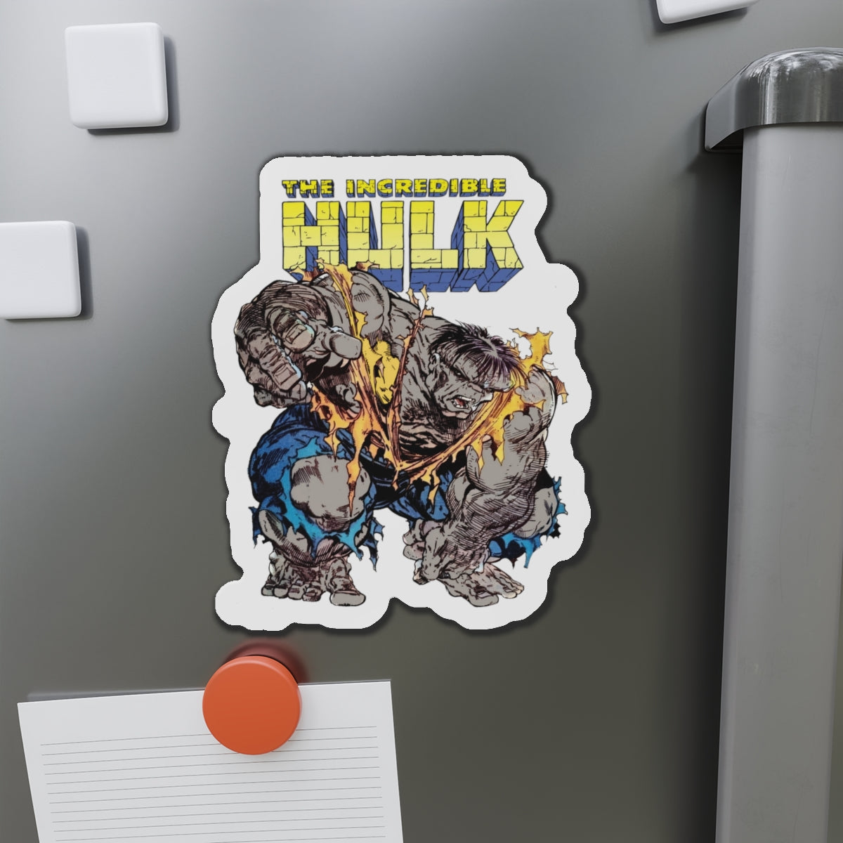 Incredible Hulk Die-Cut Magnet - Todd McFarlane Art - Bruce Banner, Marvel Comics - 3", 4", 5", 6"
