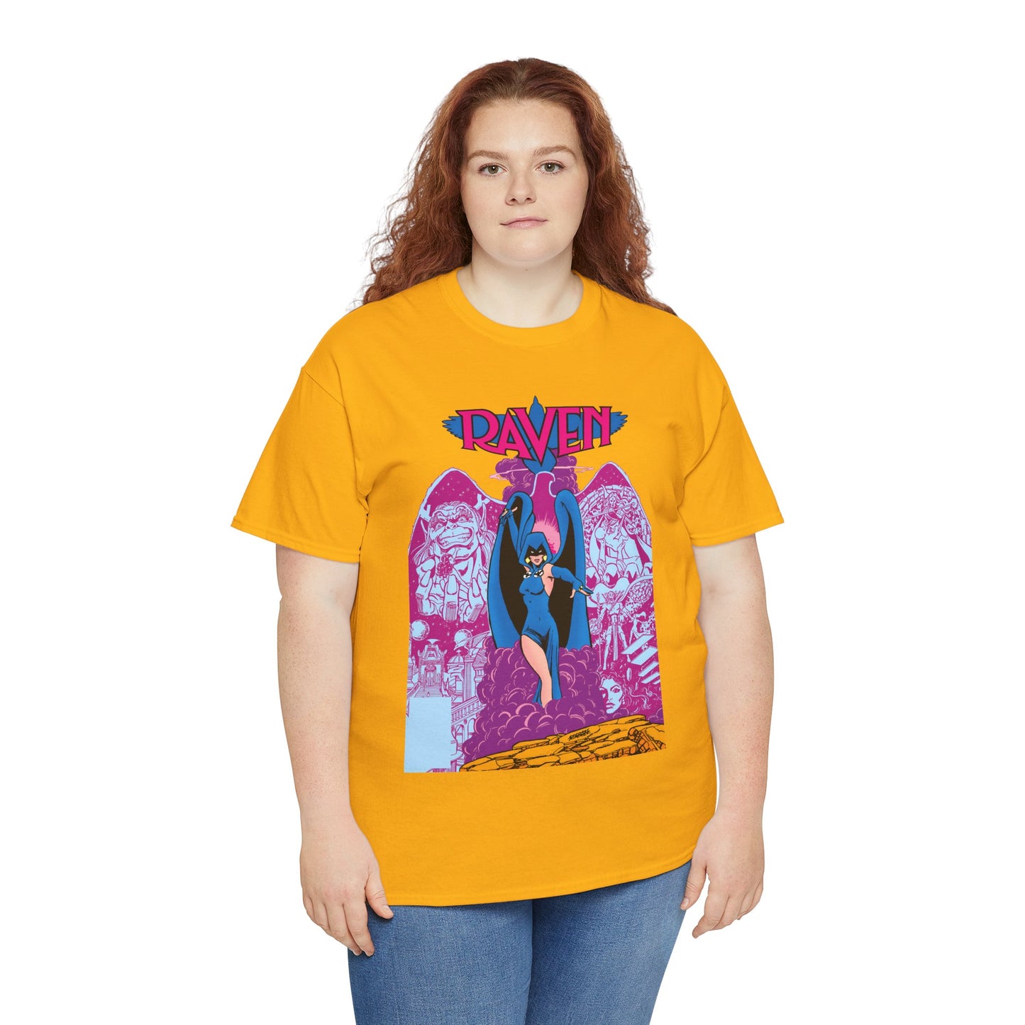 Raven T-Shirt - George Perez Art - New Teen Titans - Trigon, Azarath - DC Comics