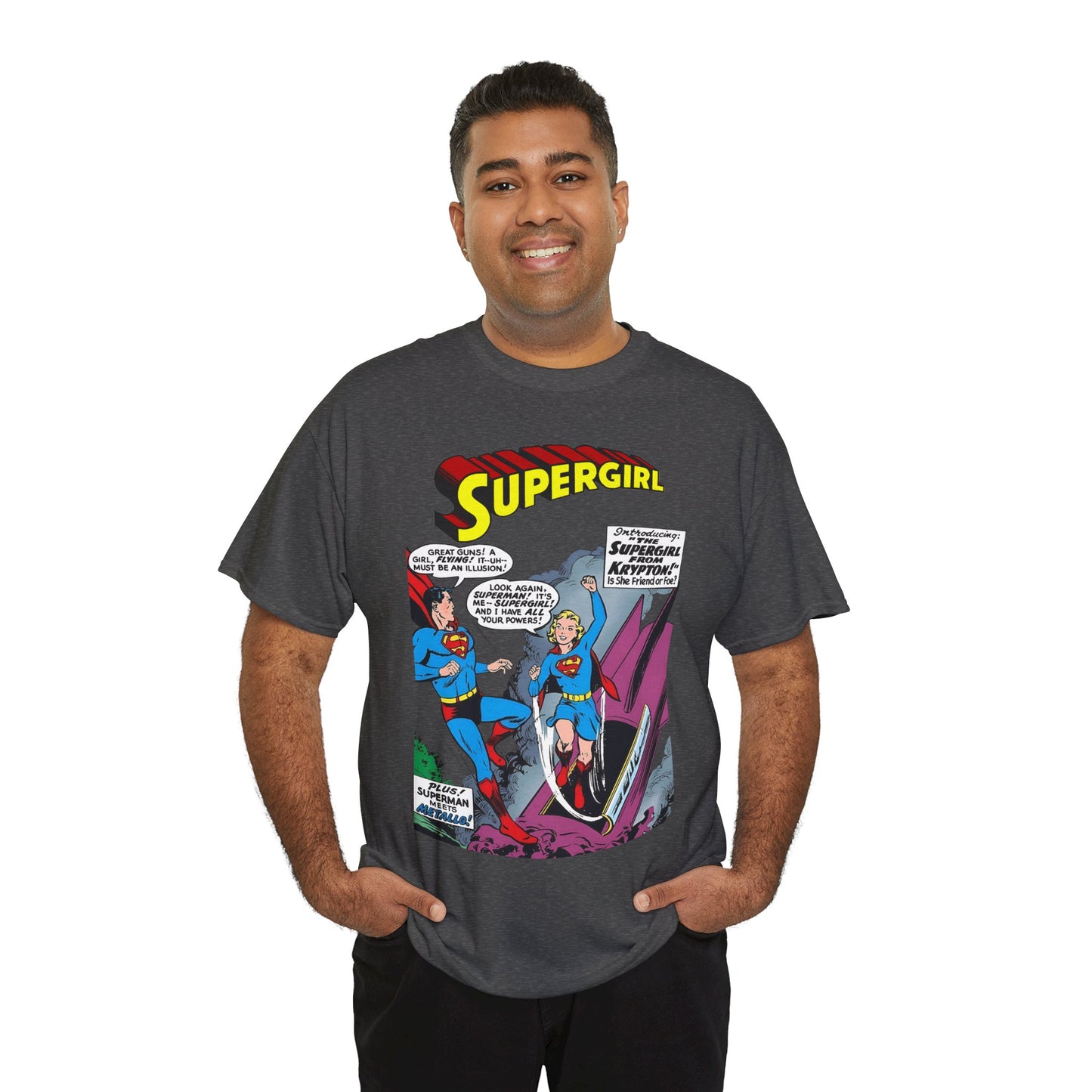 Supergirl T-Shirt - Action Comics #252 - 1st Appearance of Supergirl Cover Art - Kara from Kandor - DC Comics