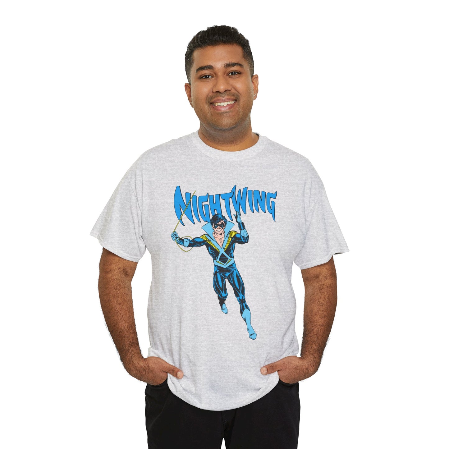 Nightwing T-Shirt - George Perez Art - New Teen Titans, Dick Grayson - DC Comics - Batman's Former Sidekick, Titans Leader