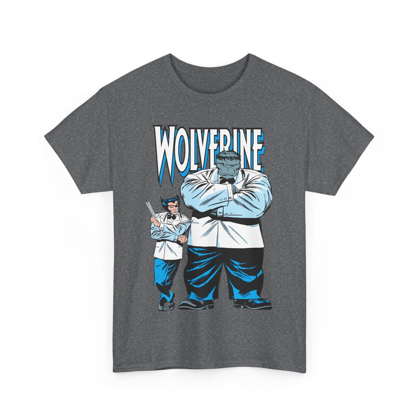 Wolverine & Hulk T-Shirt - Patch & Joe Fix-It - John Buscema Art - Logan in Madripoor - X-Men Character in Solo Adventure - Marvel Comics
