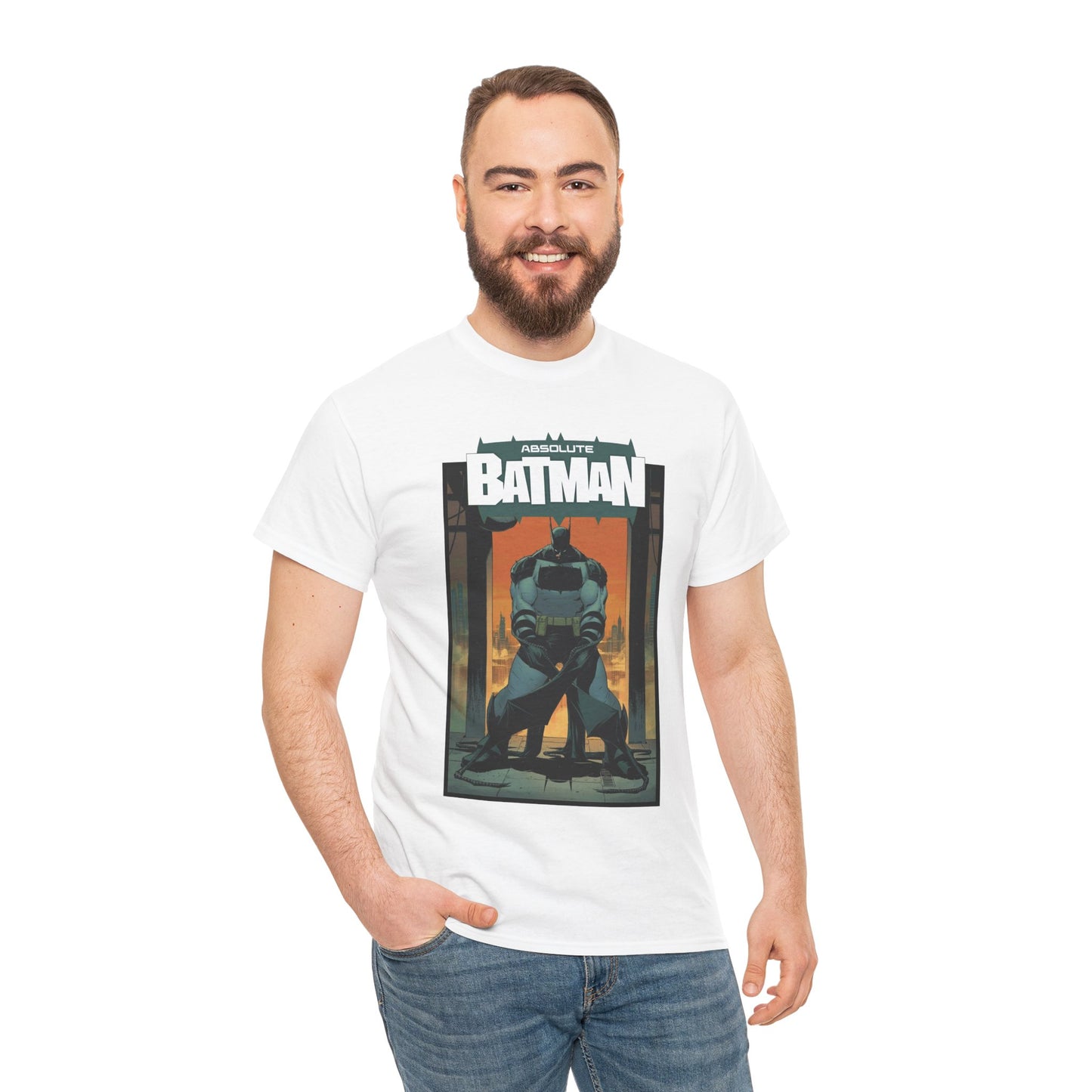 Absolute Batman T-Shirt - DC All-In Series - Amazing Nick Dragotta Art, Scott Snyder Story - Gotham City, Bruce Wayne - DC Comics