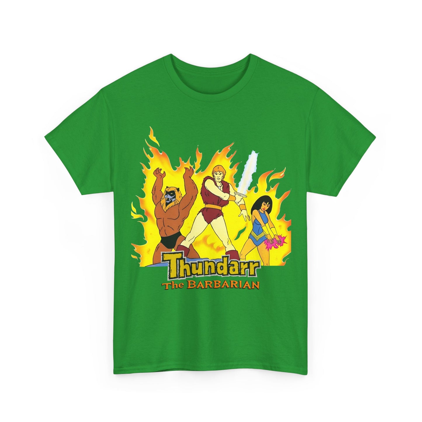 Thundarr the Barbarian T-Shirt - Princess Ariel, Ookla the Mok - Ruby-Spears Saturday Morning Cartoon - 1980s