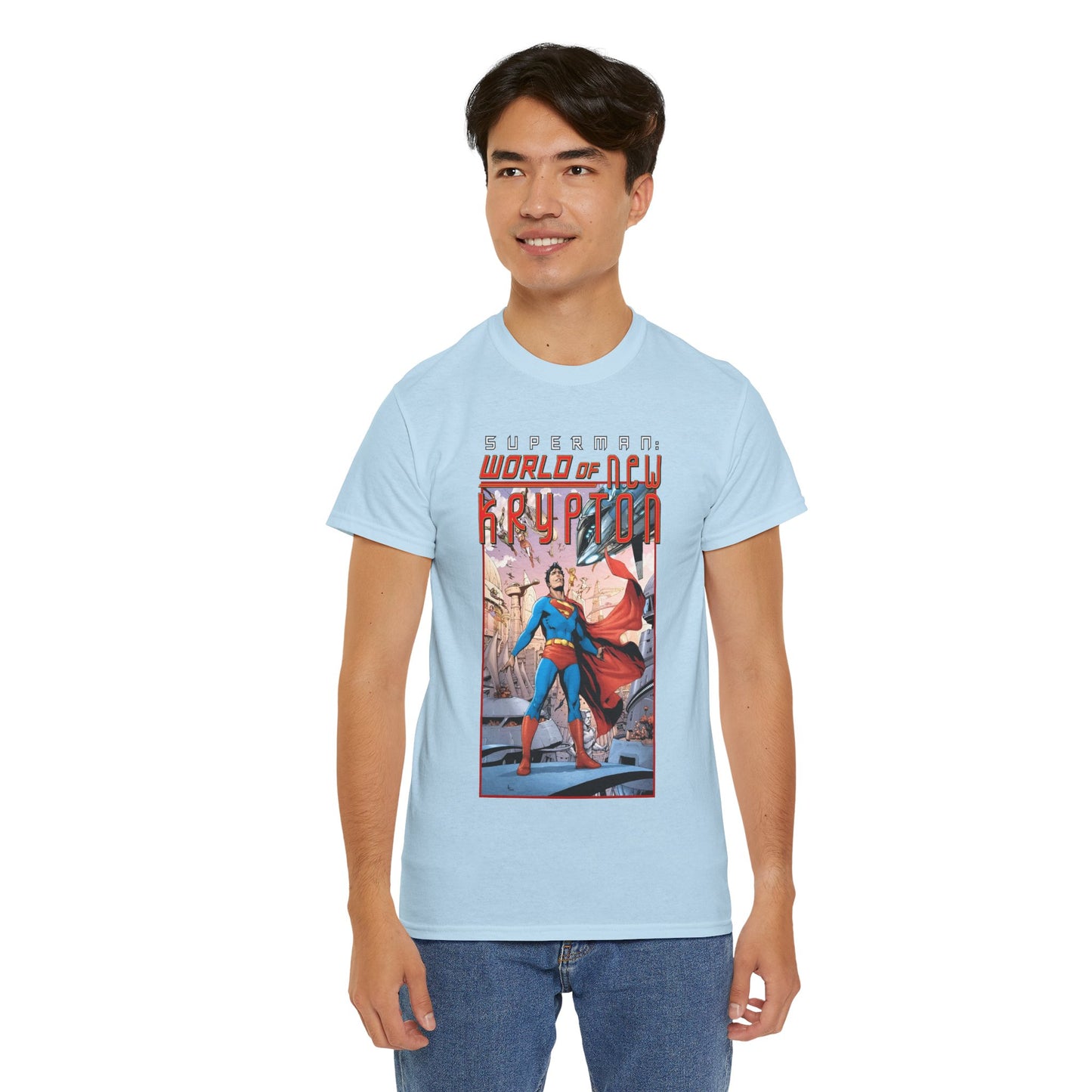 Superman World of New Krypton T-Shirt - Gary Frank Art - Popular DC Comics Storyline - Kal-El