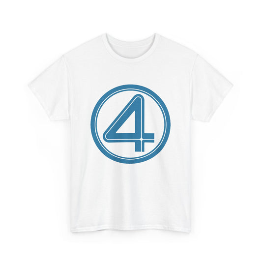 Fantastic Four Logo T-Shirt - New Marvel Movie 2025 - MCU - Pedro Pascal - 4 - Marvel Comics - Reed Richards