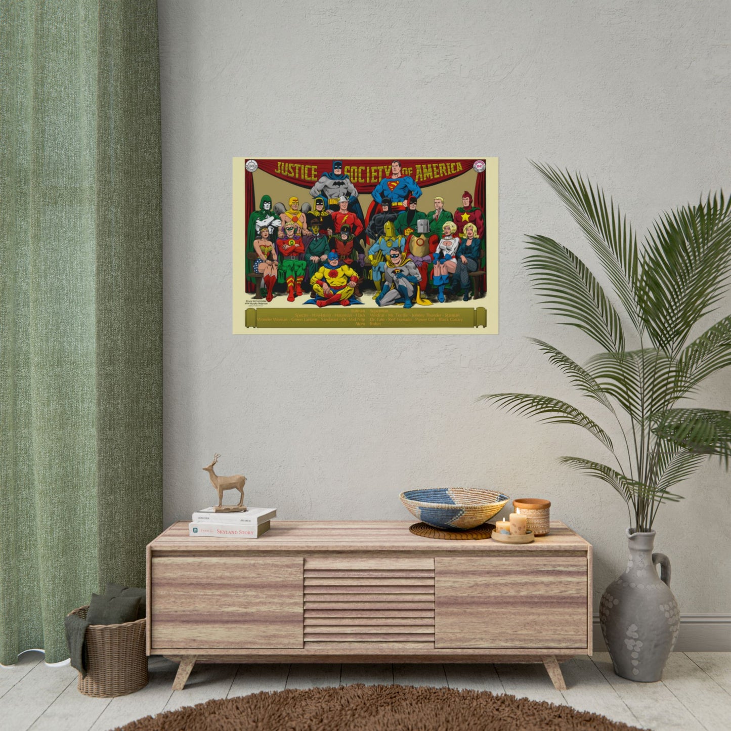 Justice Society of America (JSA) Rolled Poster - McCorkindale & Anderson Art - DC Comics - Multiple Sizes Up to 24"x36"