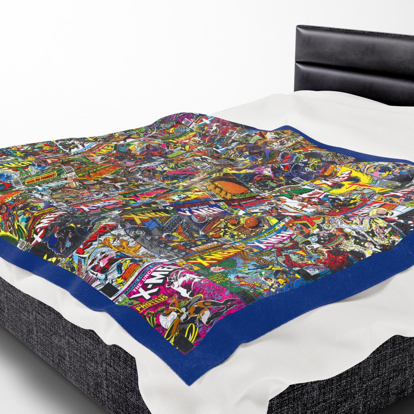 Uncanny X-Men Velveteen Plush Blanket 60x80" - John Byrne & Dave Cockrum Art - Wolverine, Storm, Colossus, Phoenix, Cyclops - Marvel Comics