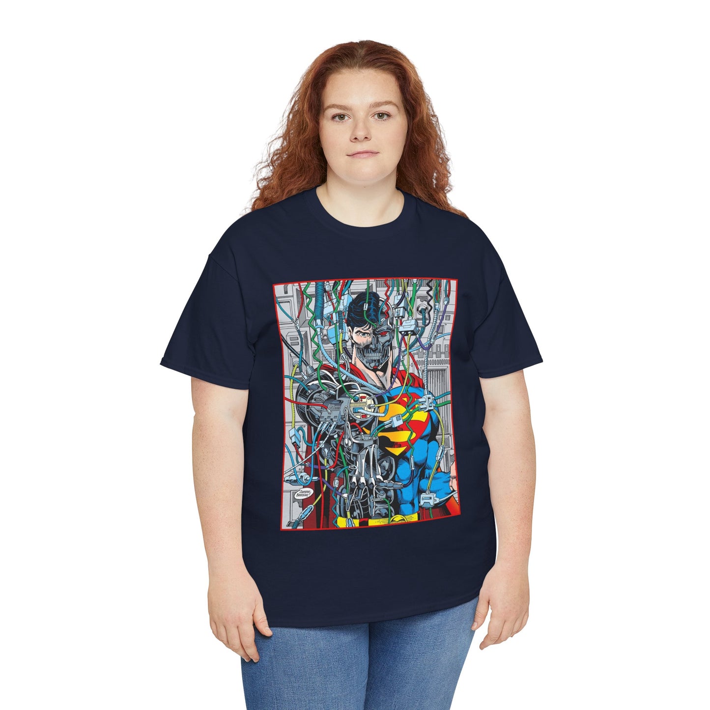 Cyborg Superman T-Shirt - DC Comics - Dan Jurgens Art - Reign of the Supermen - Popular 90s Story