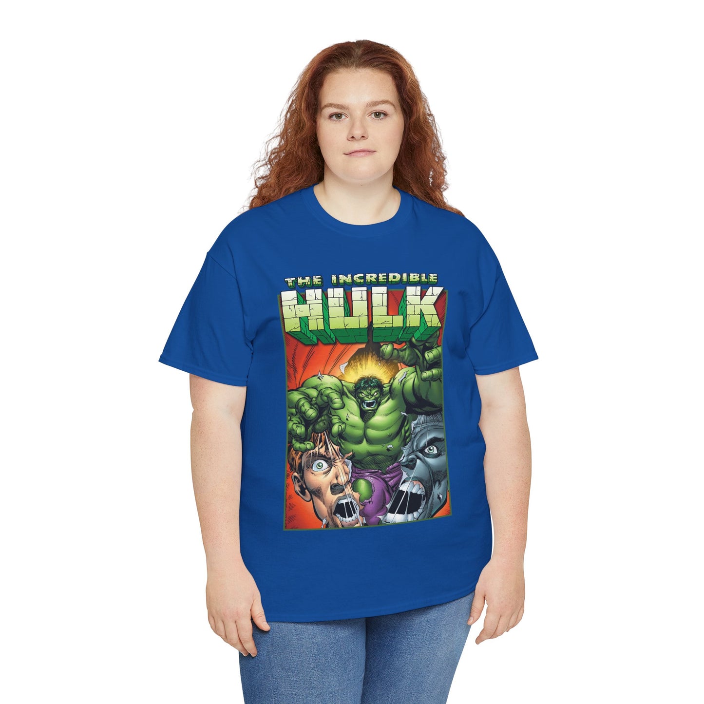 Incredible Hulk T-Shirt - Dale Keown Art - Bruce Banner Psyche - Peter David Story - 1990s Art - Marvel Comics