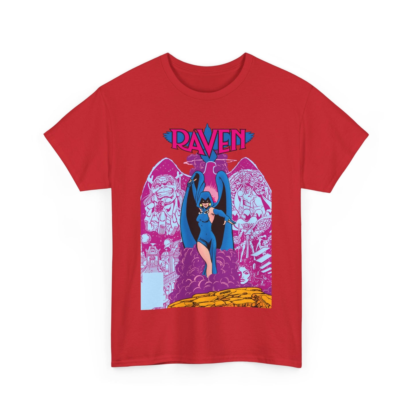 Raven T-Shirt - George Perez Art - New Teen Titans - Trigon, Azarath - DC Comics