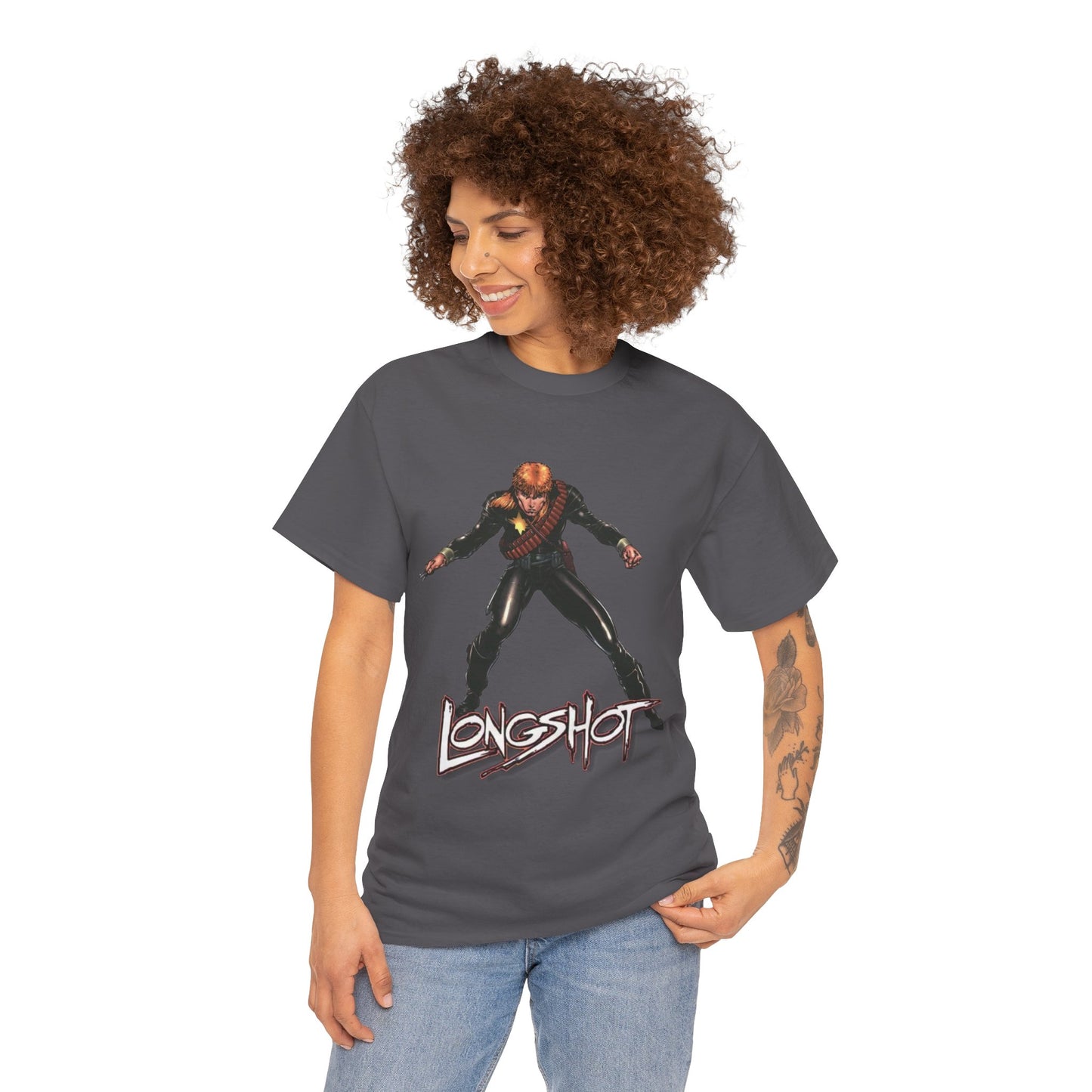 Longshot T-Shirt - Arthur Adams Art - Marvel Comics - Uncanny X-Men - Mojo Foe - Mutant Member - Popular 1980s Series - Mojoverse