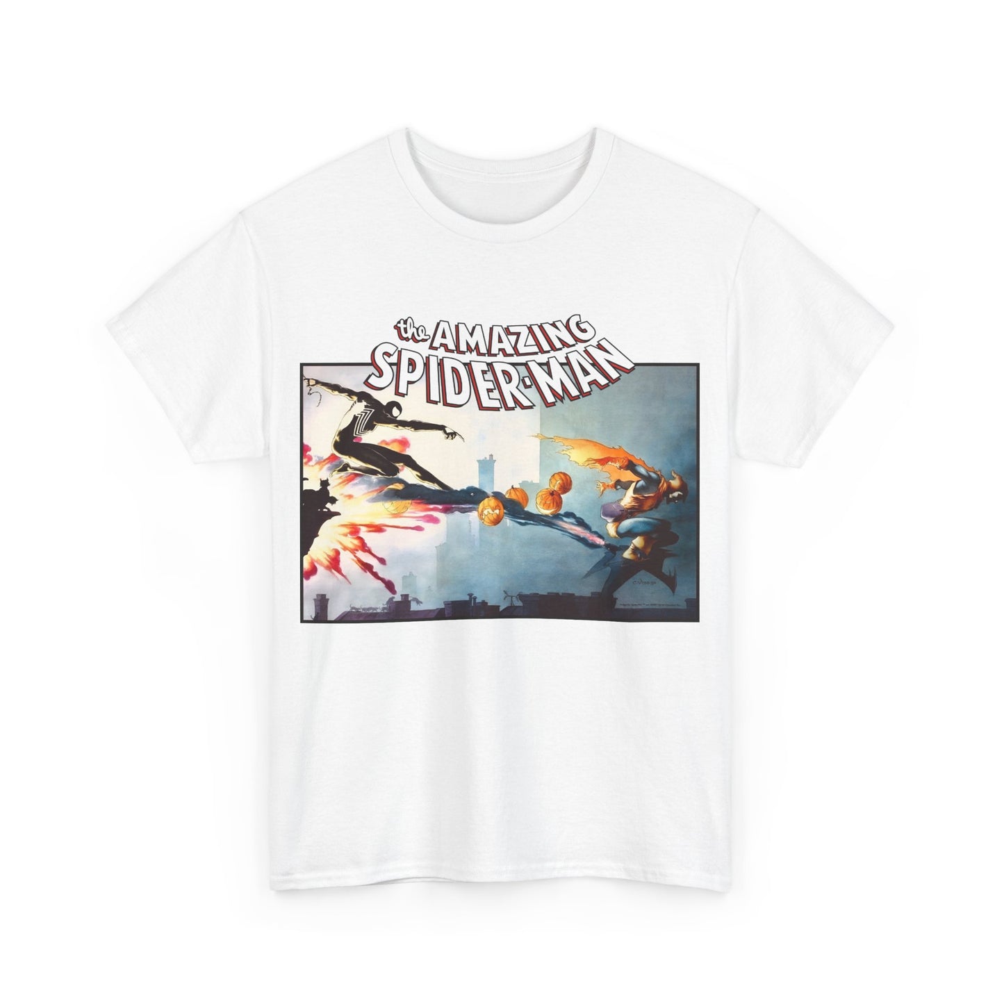 Amazing-Spiderman T-Shirt - Charles Vess Art - Vs Hobgoblin - Peter Parker - Marvel Comics