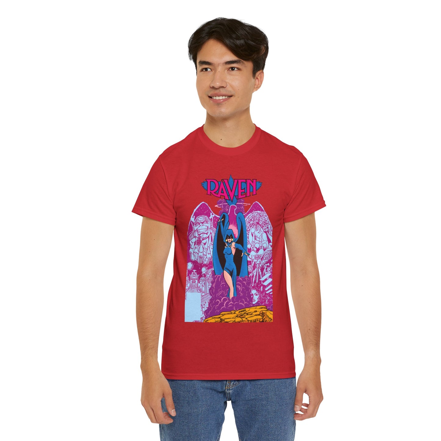 Raven T-Shirt - George Perez Art - New Teen Titans - Trigon, Azarath - DC Comics