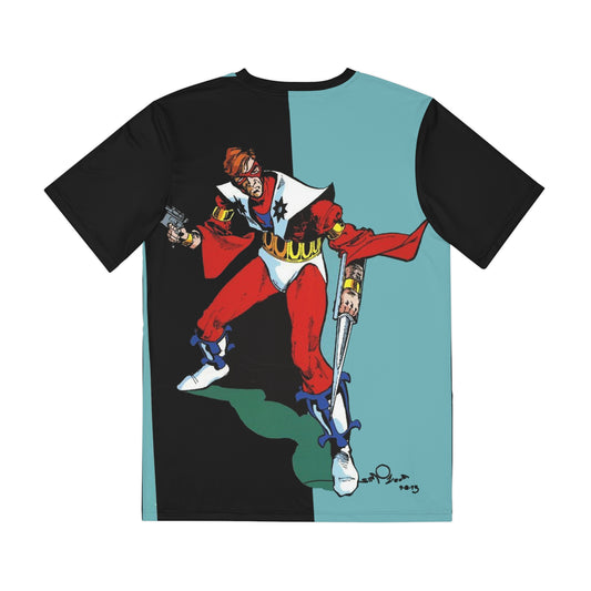 Manhunter Polyester Tee (All-Over Print) - Walt Simonson Art - DC Comics