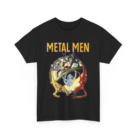 Metal Men T-Shirt - George Perez Art - DC Comics - Classic Silver Age Team - Mercury, Iron, Tin, Gold