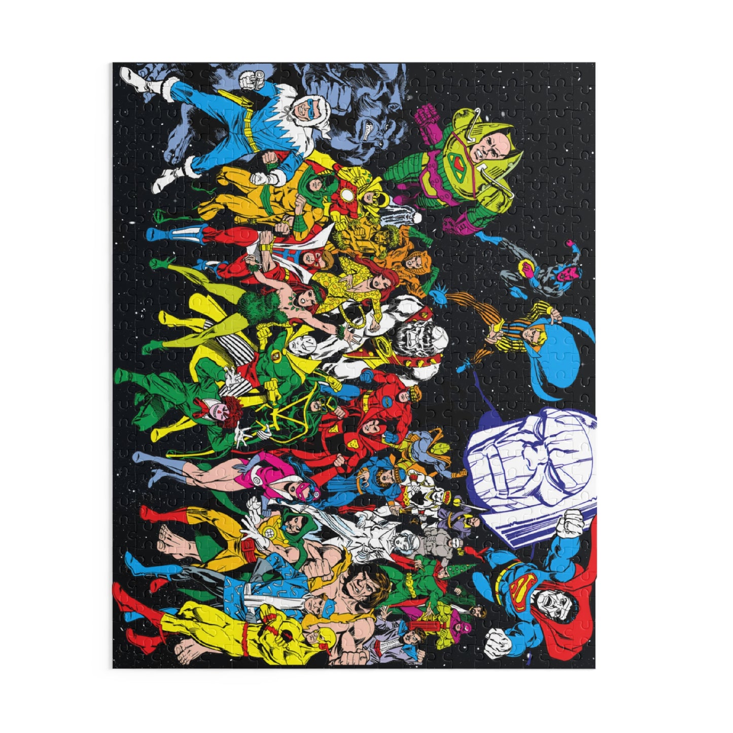 Secret Society of Super-Villains (500 Piece) Puzzle - DC Comics - Darkseid, Sinestro, Cheetah, Lex Luthor, Grodd, Captain Cold
