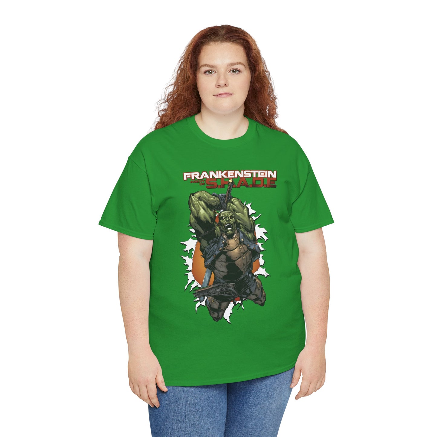 Frankenstein, Agent of SHADE T-Shirt - Alberto Ponticelli Art - New 52 Series - DC Comics