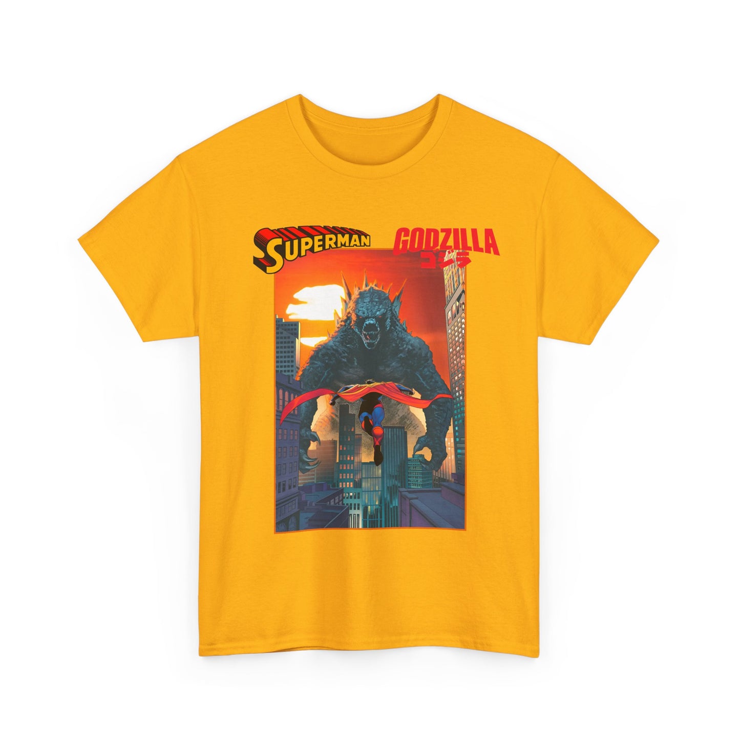 Superman Vs Godzilla T-Shirt - DC Comics - Man of Steel Vs the King of the Monsters