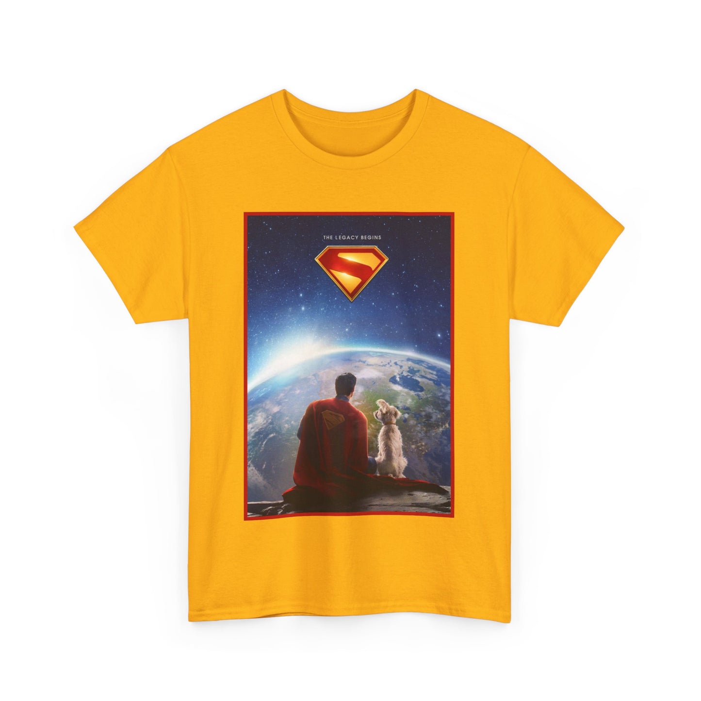 Superman Legacy T-Shirt - 2025 James Gunn Movie Scene - Clark & Krypto On the Moon - David Corenswet - DC Comics - Man of Steel