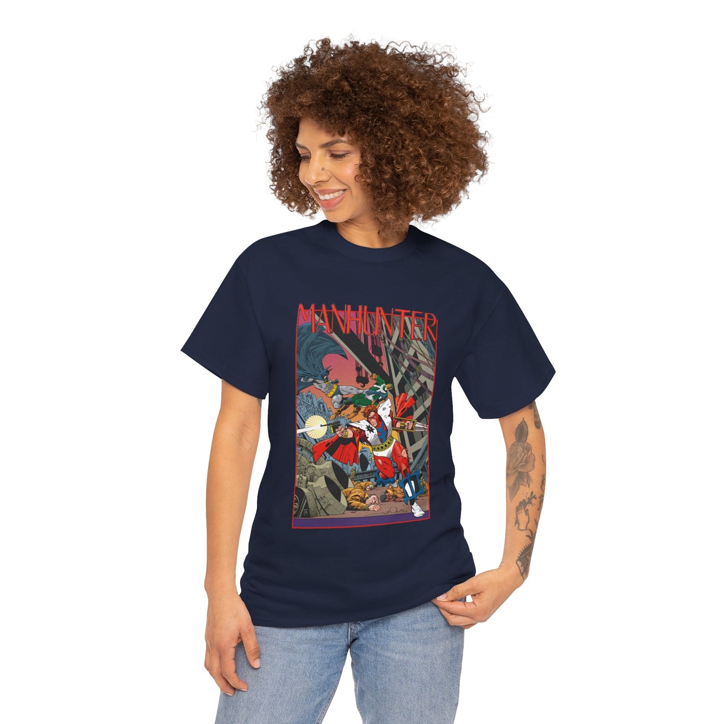 Manhunter T-Shirt - Walt Simonson Art - Paul Kirk - Batman, Detective Comics Back-Up Story - Against The Council