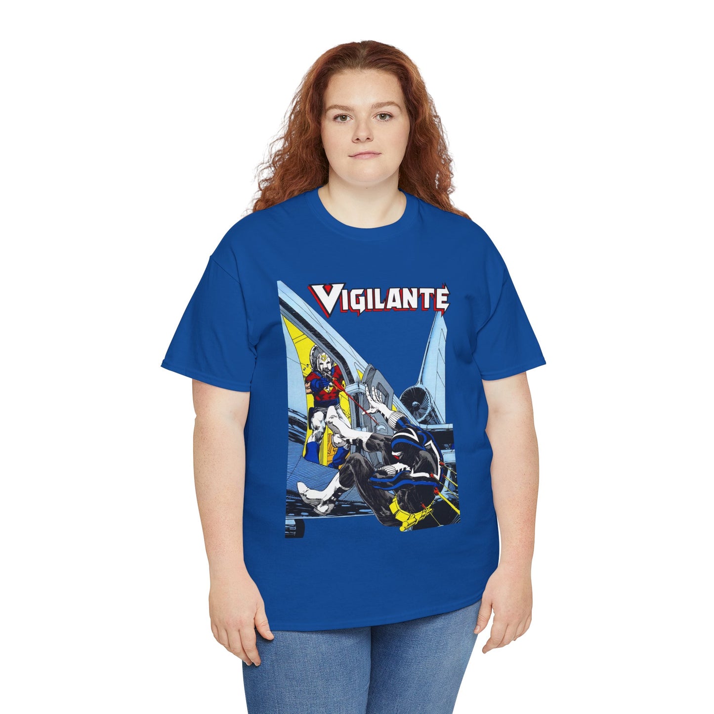 Vigilante Vs Peacemaker T-Shirt - Mike Grell Art - Adrian Chase - DC Comics