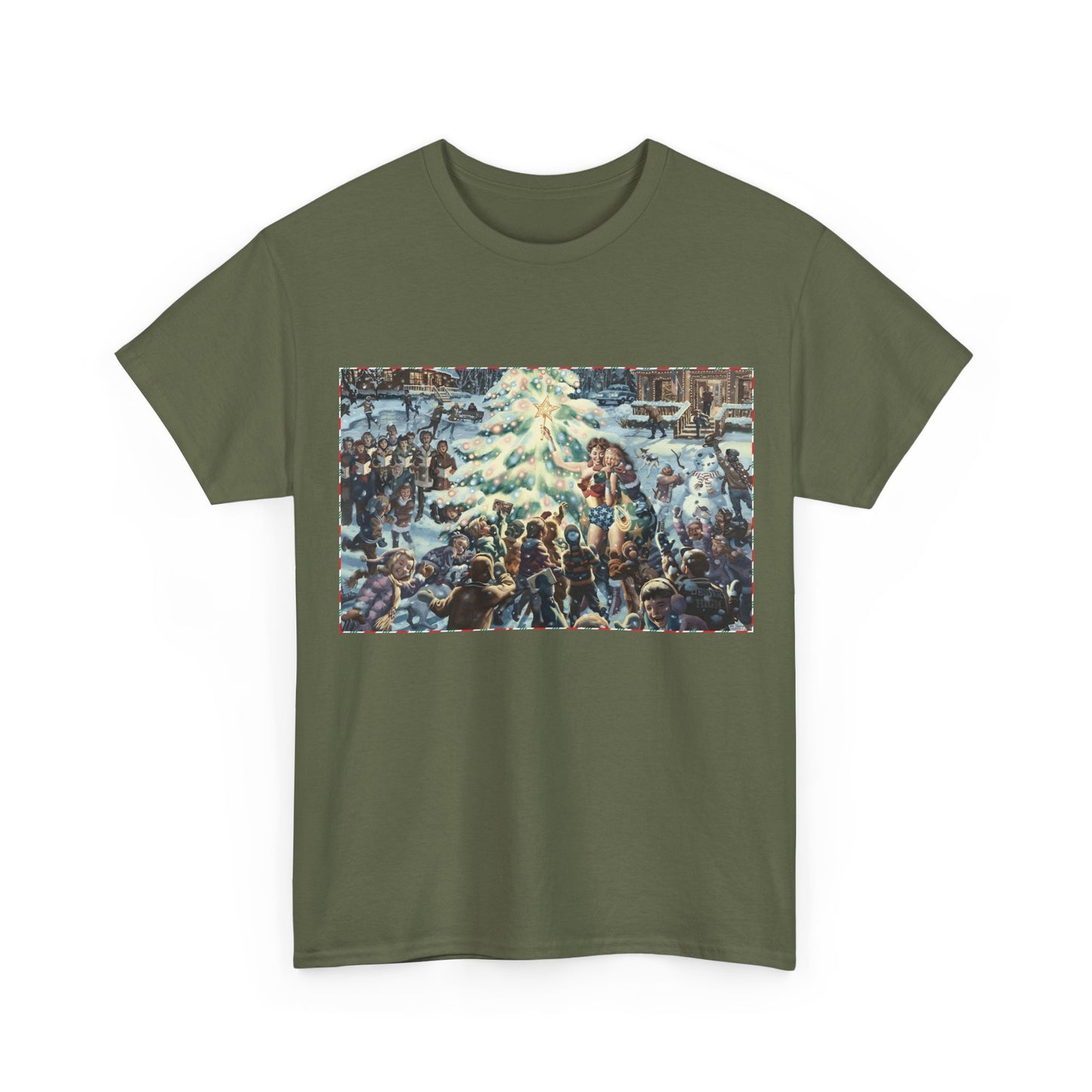Wonder Woman Christmas T-Shirt - Steve Rude Art - DC Comics
