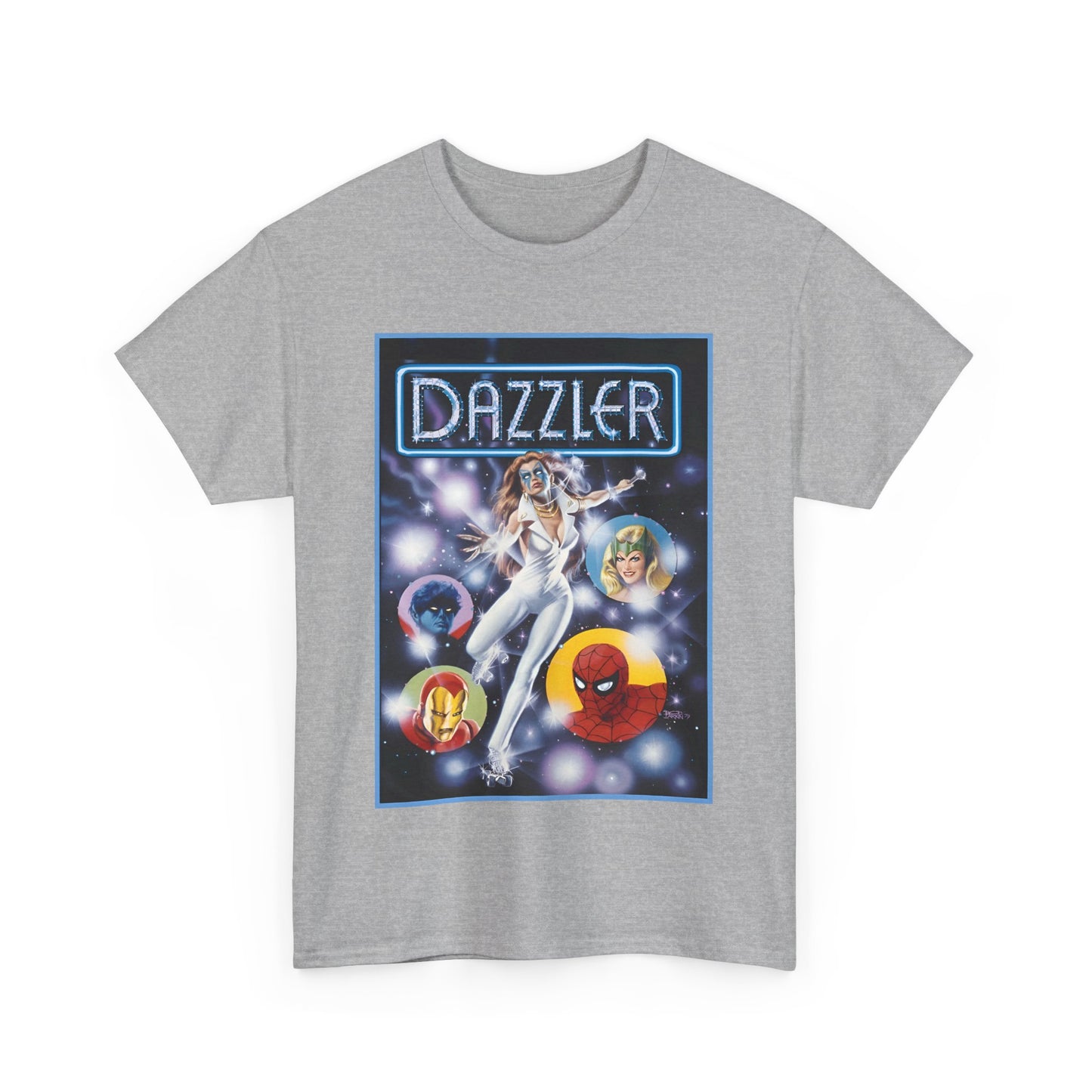 Dazzler T-Shirt - Bob Larkin Art - X-Men Connection - Alison Blaire - Mutant Pop Star - Marvel Comics
