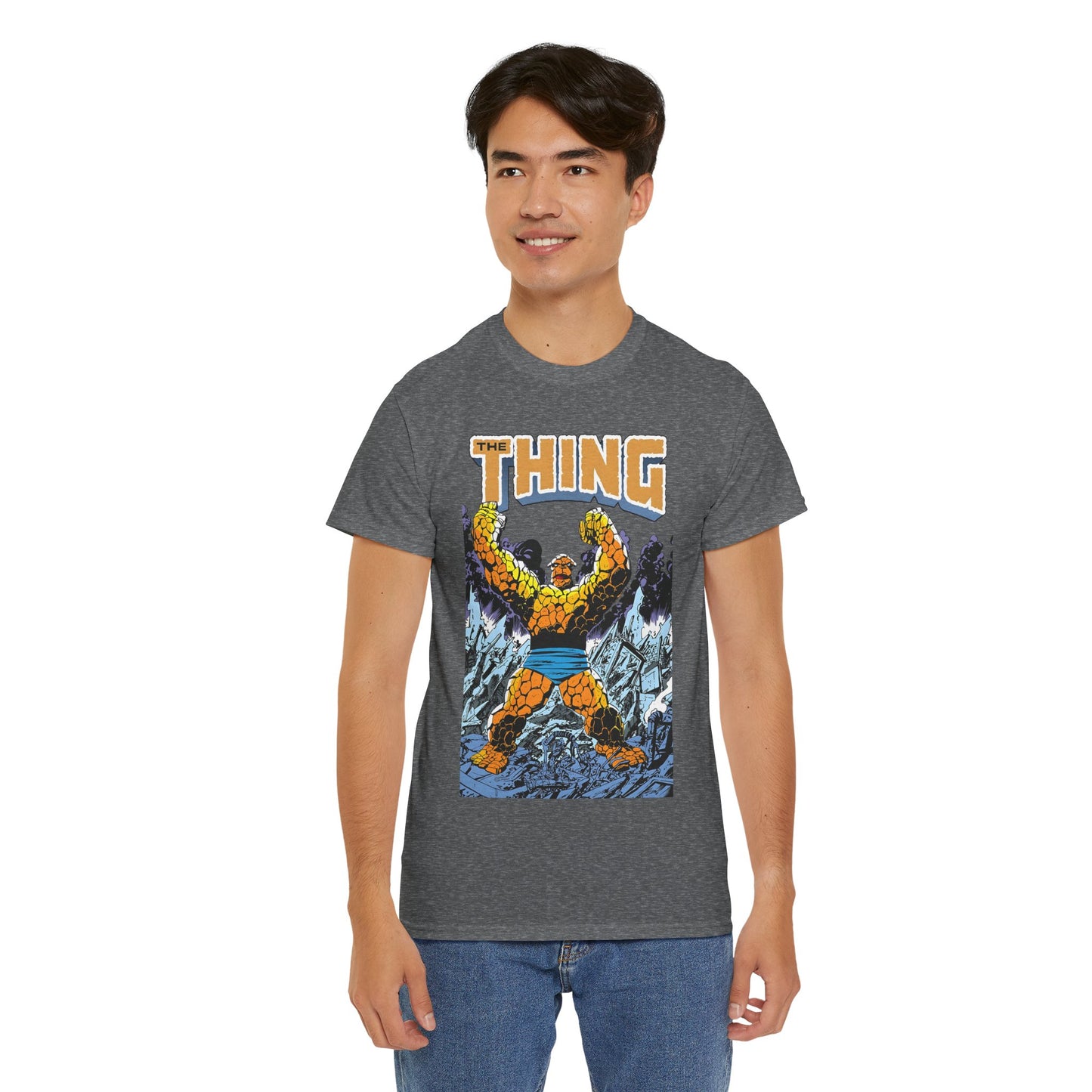The Thing T-Shirt - John Byrne Art - Fantastic Four - Marvel Comics - Ben Grimm