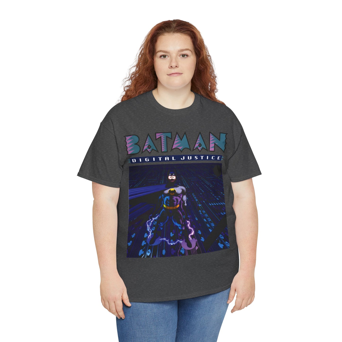 Batman Digital Justice T-Shirt - Pepe Moreno Computer Generated Art - Graphic Novel - Gotham City, Bruce Wayne - DC Comics
