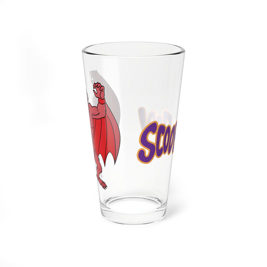 Steaming Demon Pint Glass, 16oz - Scooby Doo Villain - Hanna-Barbera - Seattle - A Frightened Hound Meets Demons Underground