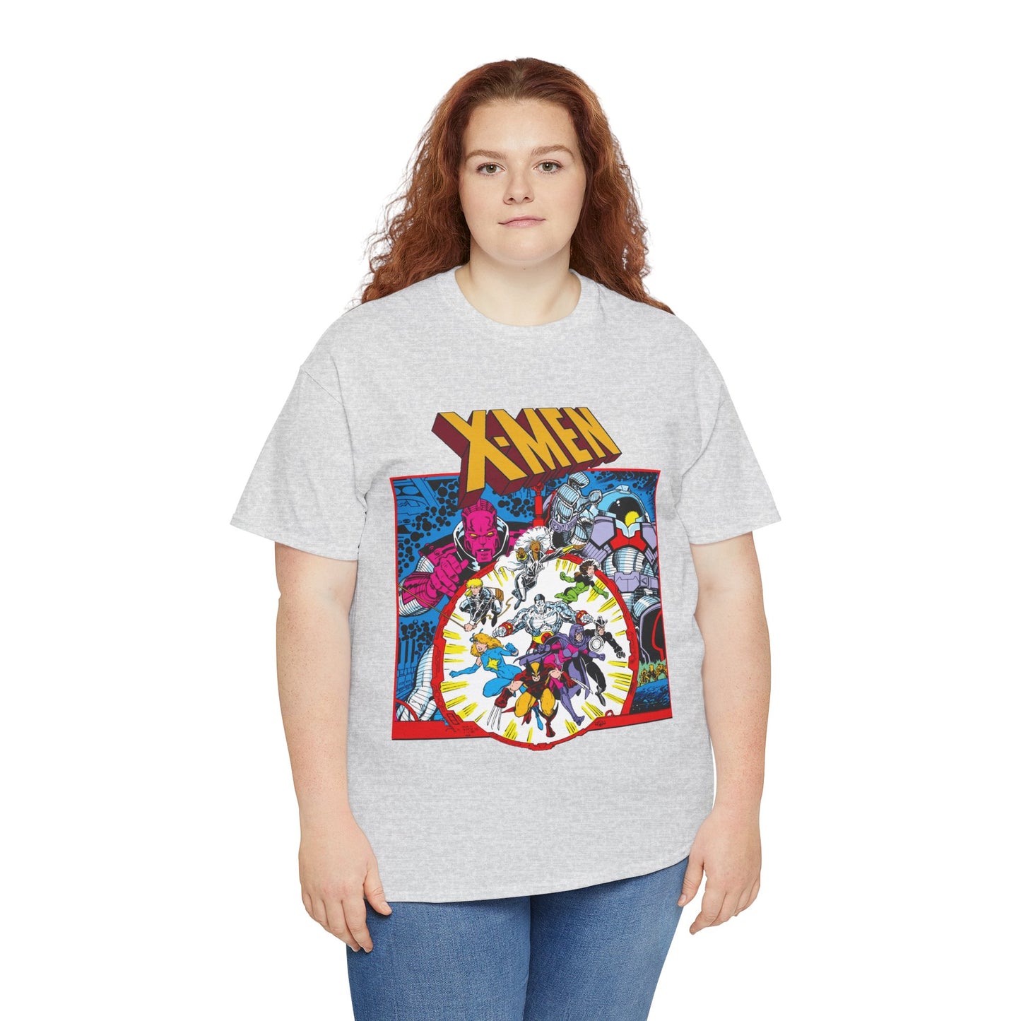 Uncanny X-Men T-Shirt - Arthur Adams Art - Wolverine, Havok, Rogue, Colossus, Psylocke, Longshot, Storm, Dazzler - High Evolutionary - Marvel Comics