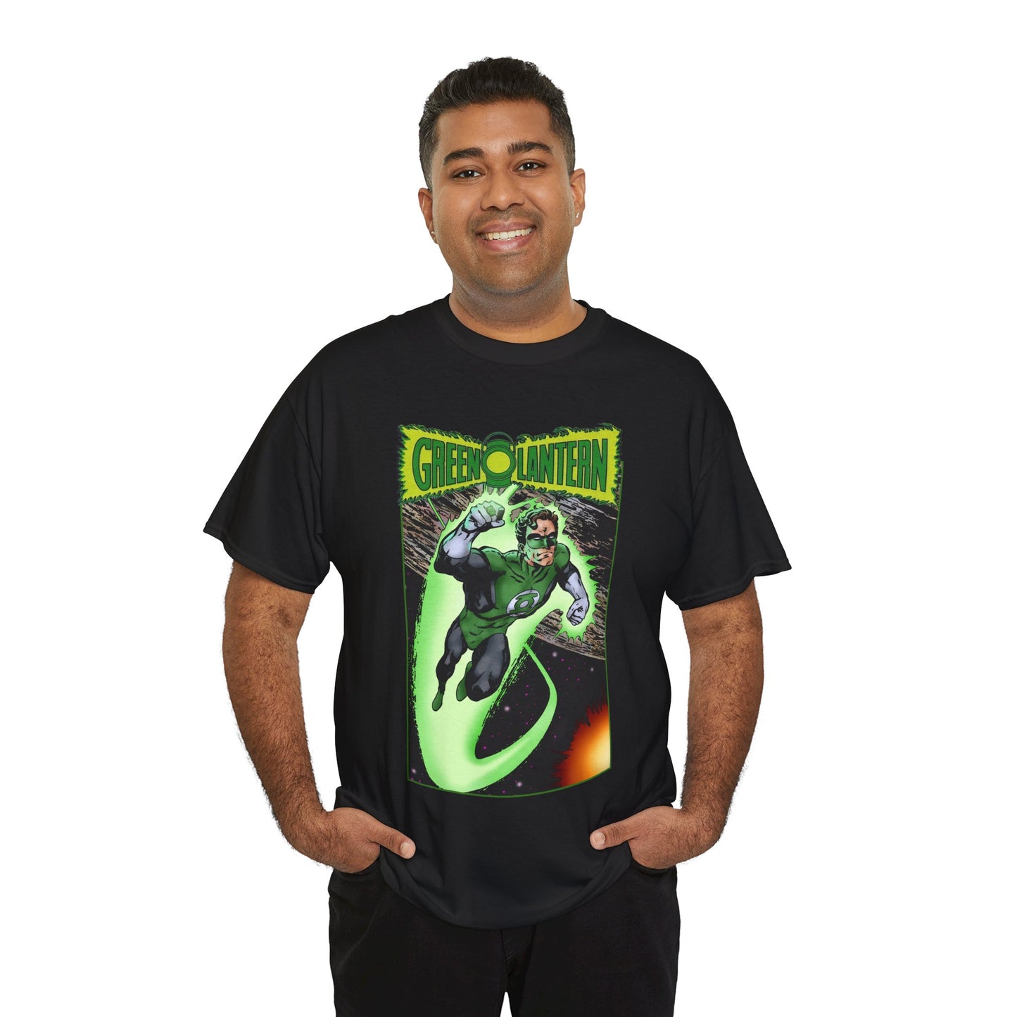 Green Lantern T-Shirt - John Byrne Art - Hal Jordan - Guardians of Oa - DC Comics - Sector 2814