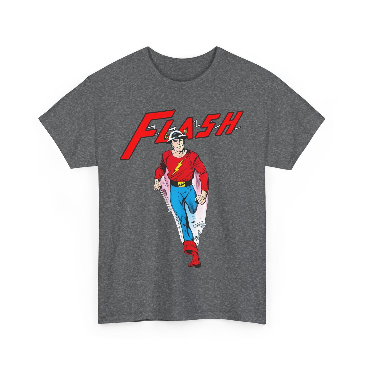 Golden Age Flash T-Shirt - John Byrne Art - Justice Society/JSA Member - Jay Garrick - Speedster