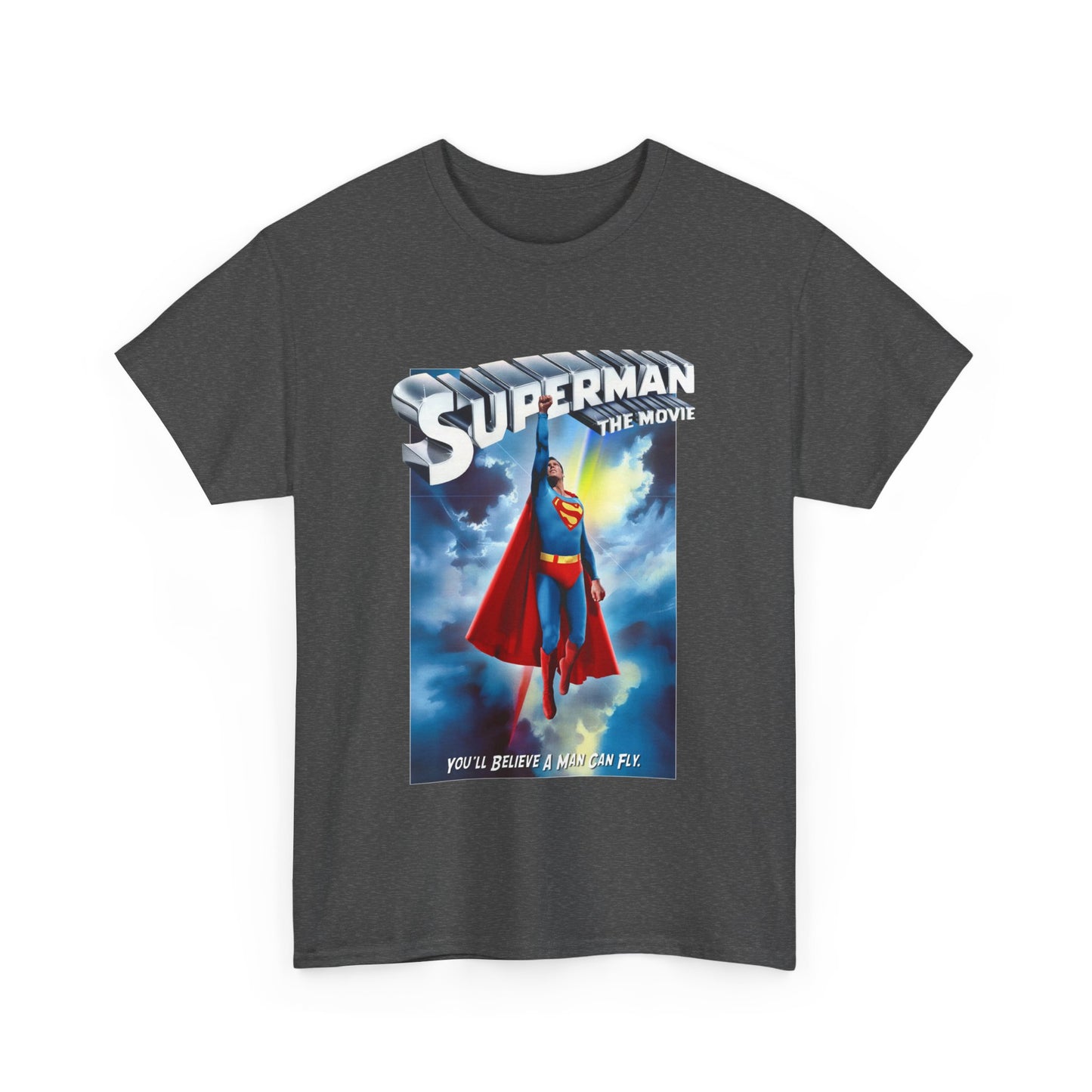 Superman The Movie T-Shirt - DC Comics - Man of Steel - Christopher Reeve 1978
