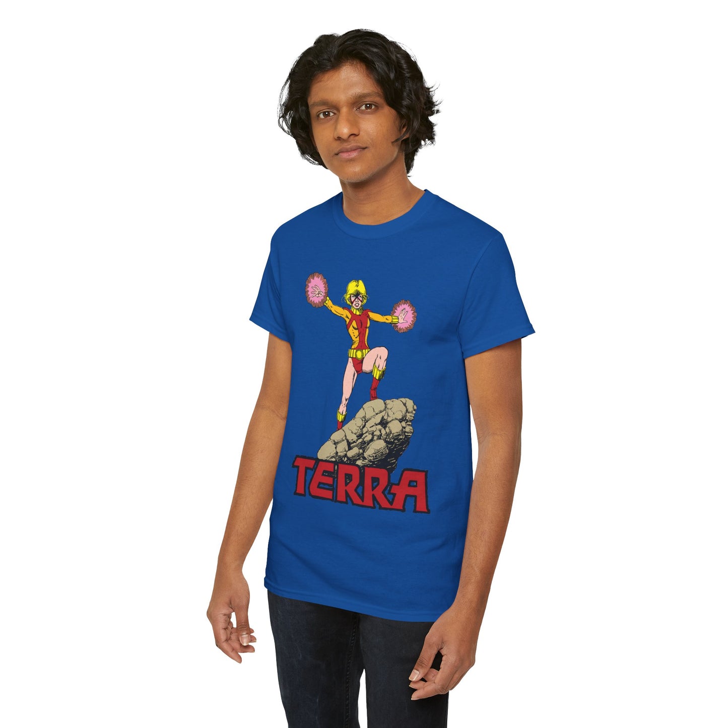 Terra T-Shirt - George Perez Art - - New Teen Titans & Traitor - Judas Contract - Tara Markov, Sister to Geo-Force - Deathstroke Ally - DC Comics