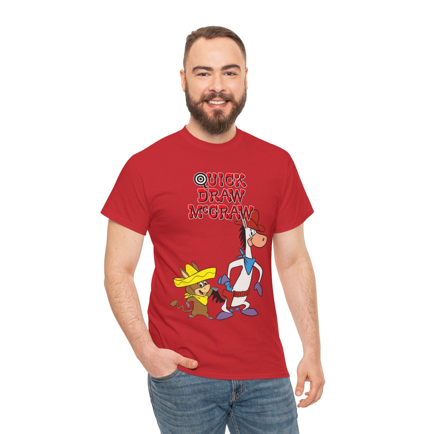 Quick Draw McGraw T-Shirt - Baba Looey - Hanna-Barbera Cartoon - Popular 1960s TV Animation