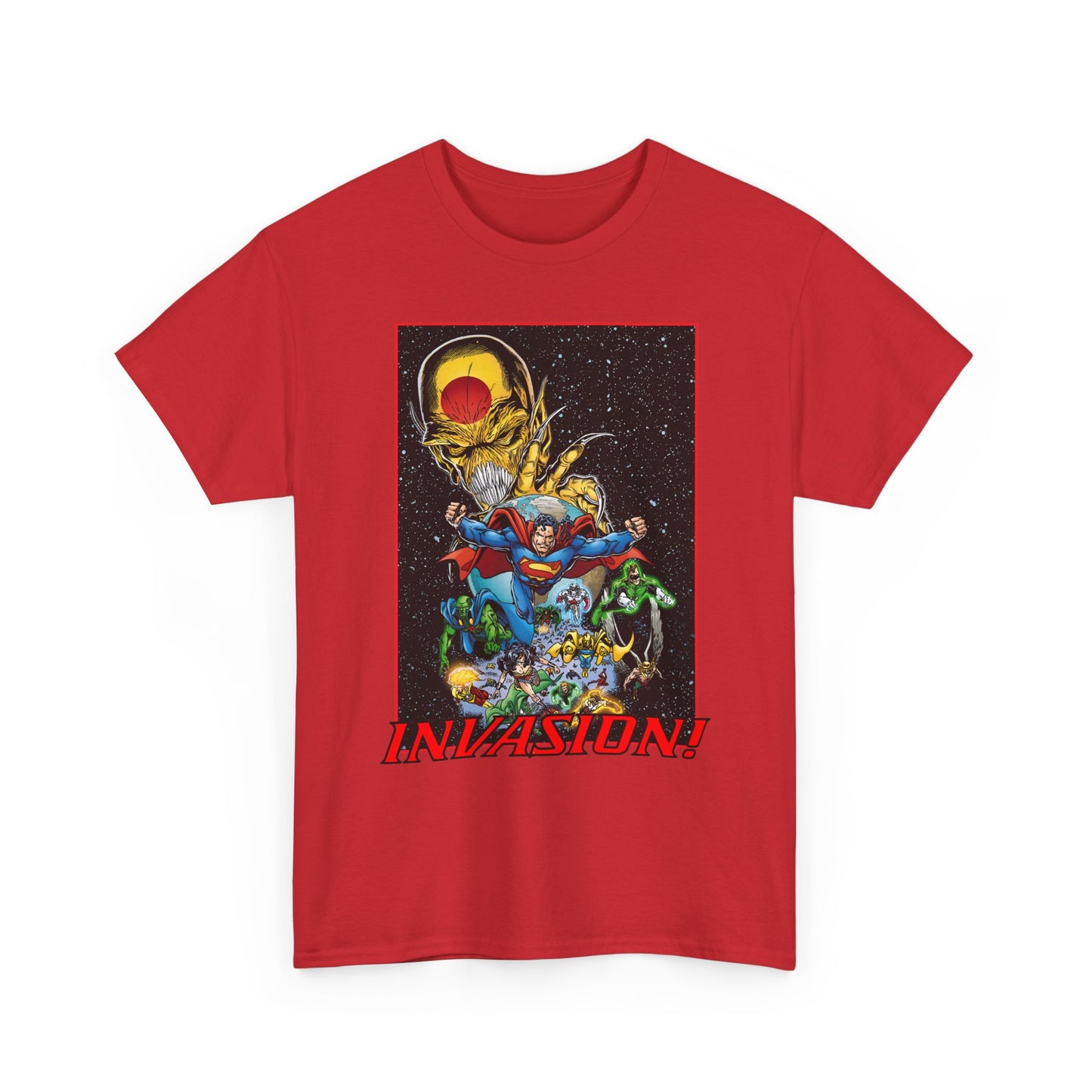 Invasion T-Shirt - Bart Sears Art - DC Comics