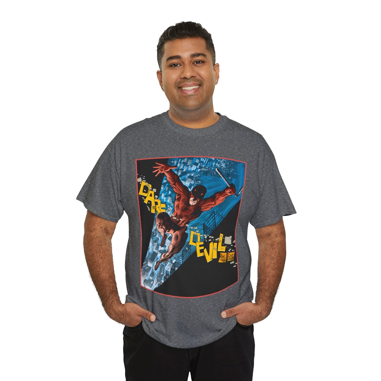 Daredevil T-Shirt - Frank Miller & Klaus Janson Art - The Man With No Fear - Hell's Kitchen - Marvel Comics