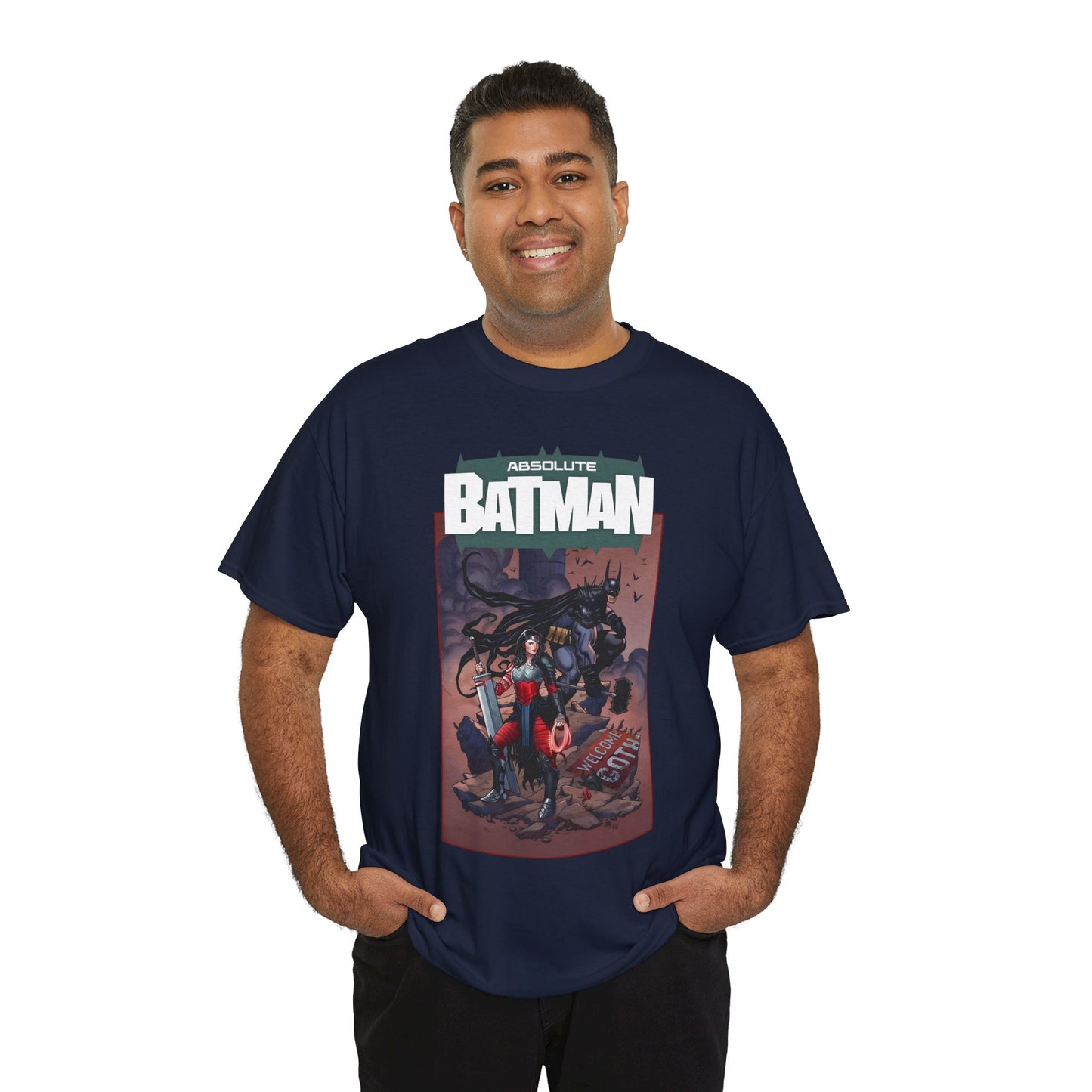 Absolute Batman & Absolute Wonder Woman T-Shirt - Frank Cho Art - DC Comics