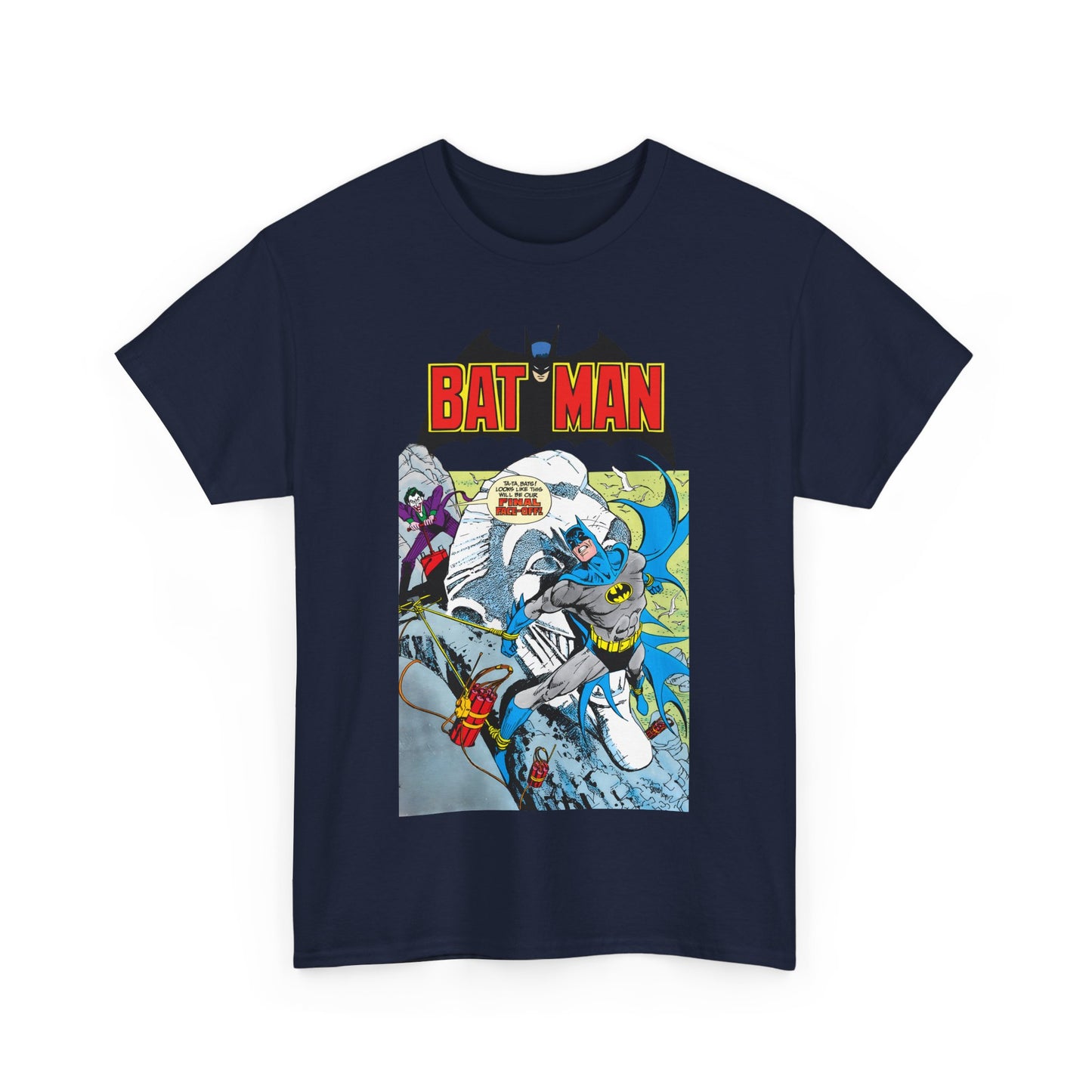 Batman T-Shirt - José Luis García-López Art - Joker - #353 Cover Art - Batman Strapped to Mount Rushmore - Amazing Bronze Age Art