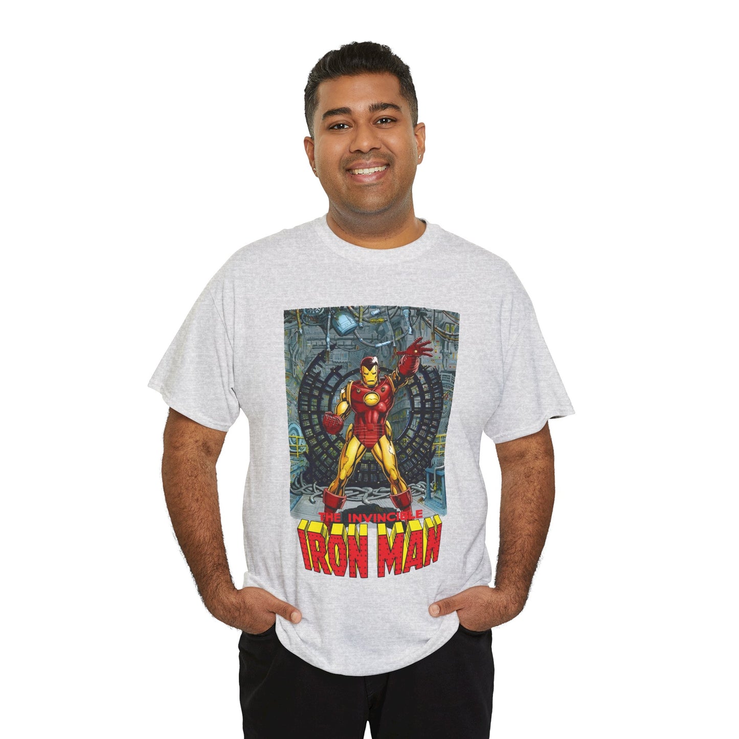 Iron Man T-Shirt - Bob Layton Art - Tony Stark Armor - Avengers Member & Leader - Marvel Comics