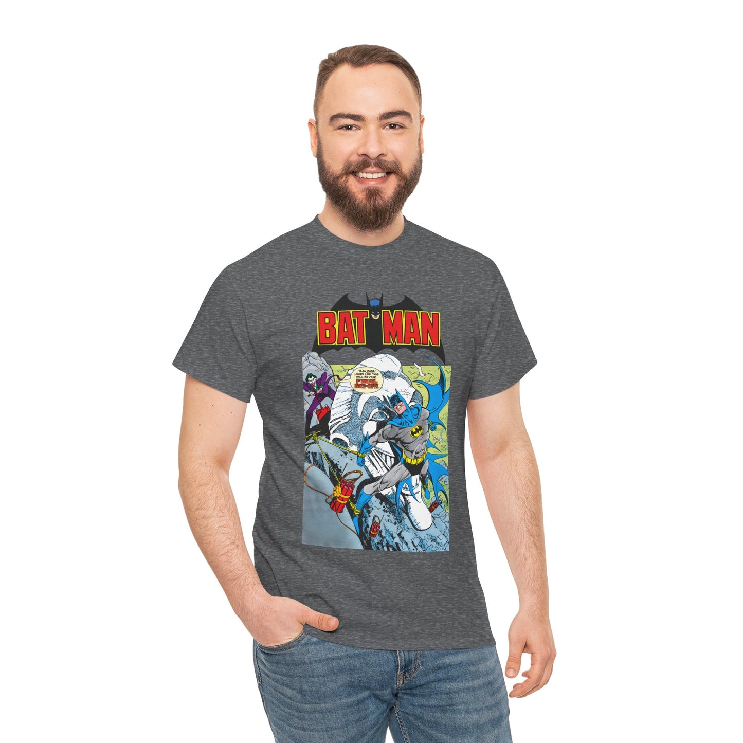 Batman T-Shirt - José Luis García-López Art - Joker - #353 Cover Art - Batman Strapped to Mount Rushmore - Amazing Bronze Age Art