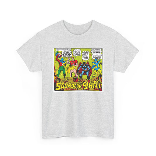 Squadron Sinister T-Shirt - Sal Buscema Art - Dr. Spectrum, Hyperion, Nighthawk, The Whizzer - Marvel Comics