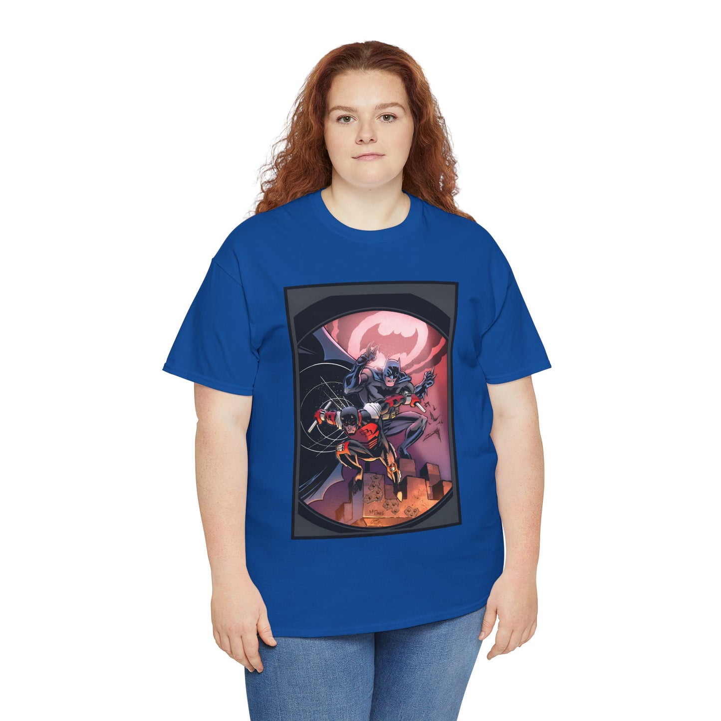 Batman & Daredevil T-Shirt - Scott McDaniel Art - DC Comics & Marvel Comics