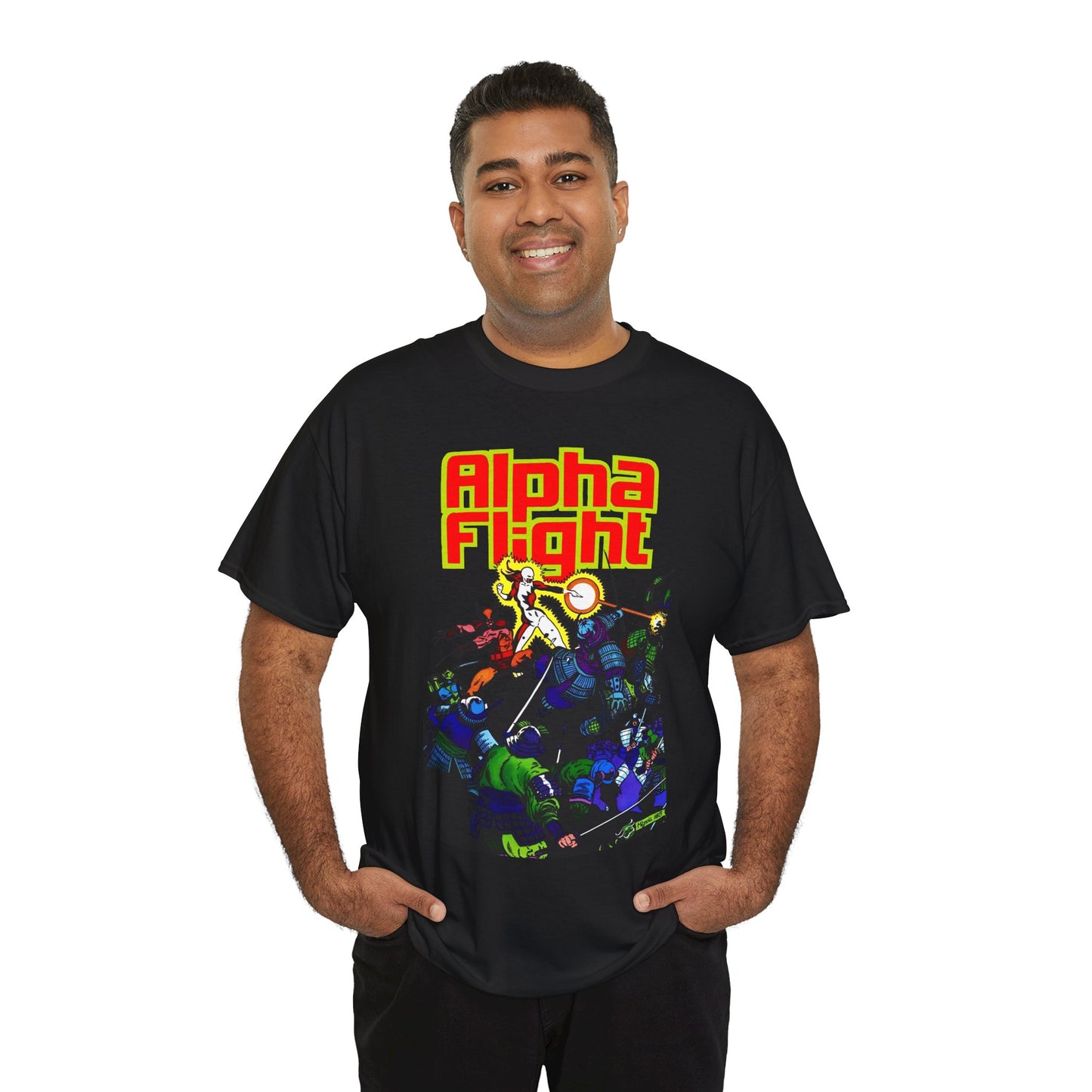 Alpha Flight T-Shirt - Mike Mignola Art
