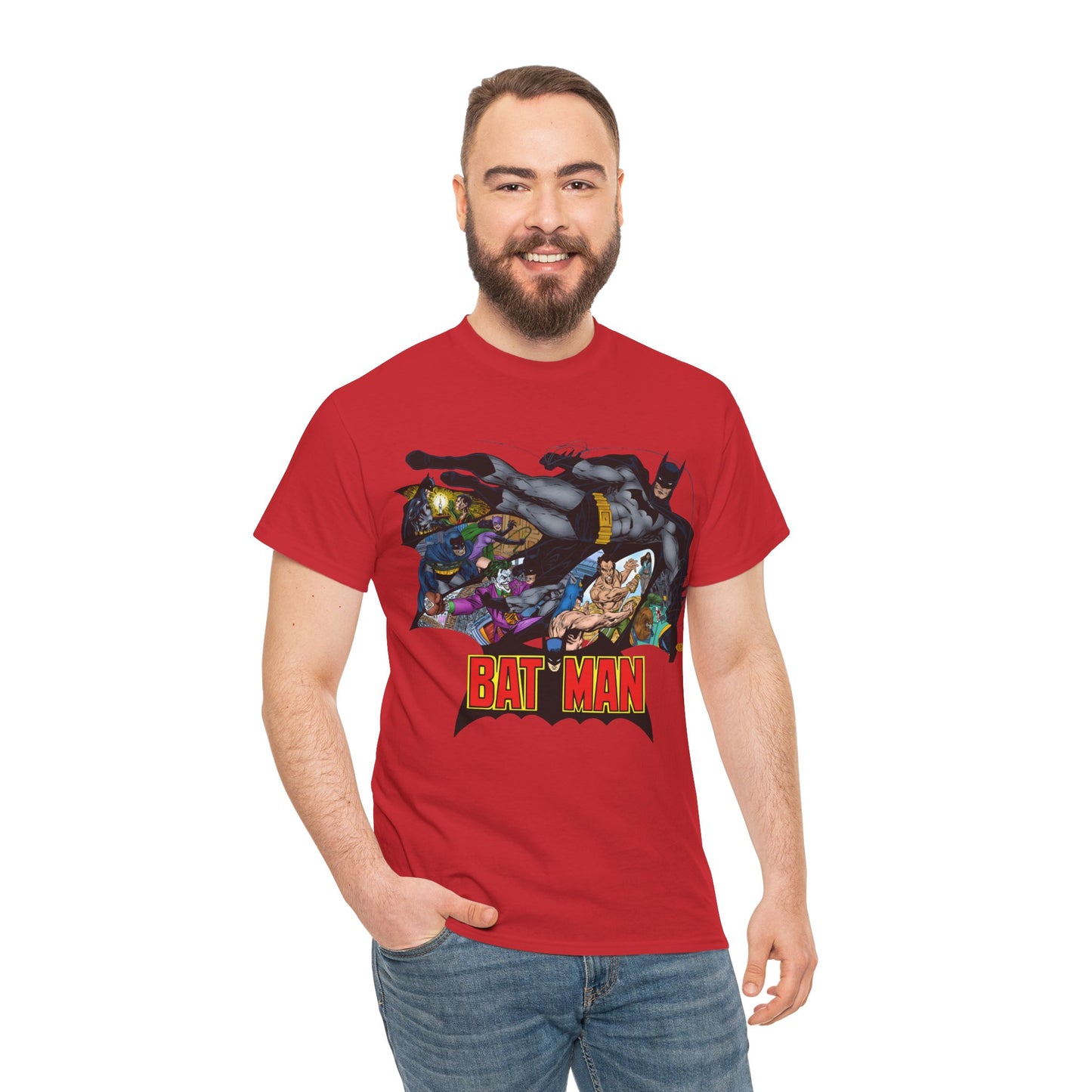 Batman T-Shirt - John Byrne Art - Joker, Catwoman, Ra's al Ghul, Talia - DC Comics - The Batcave