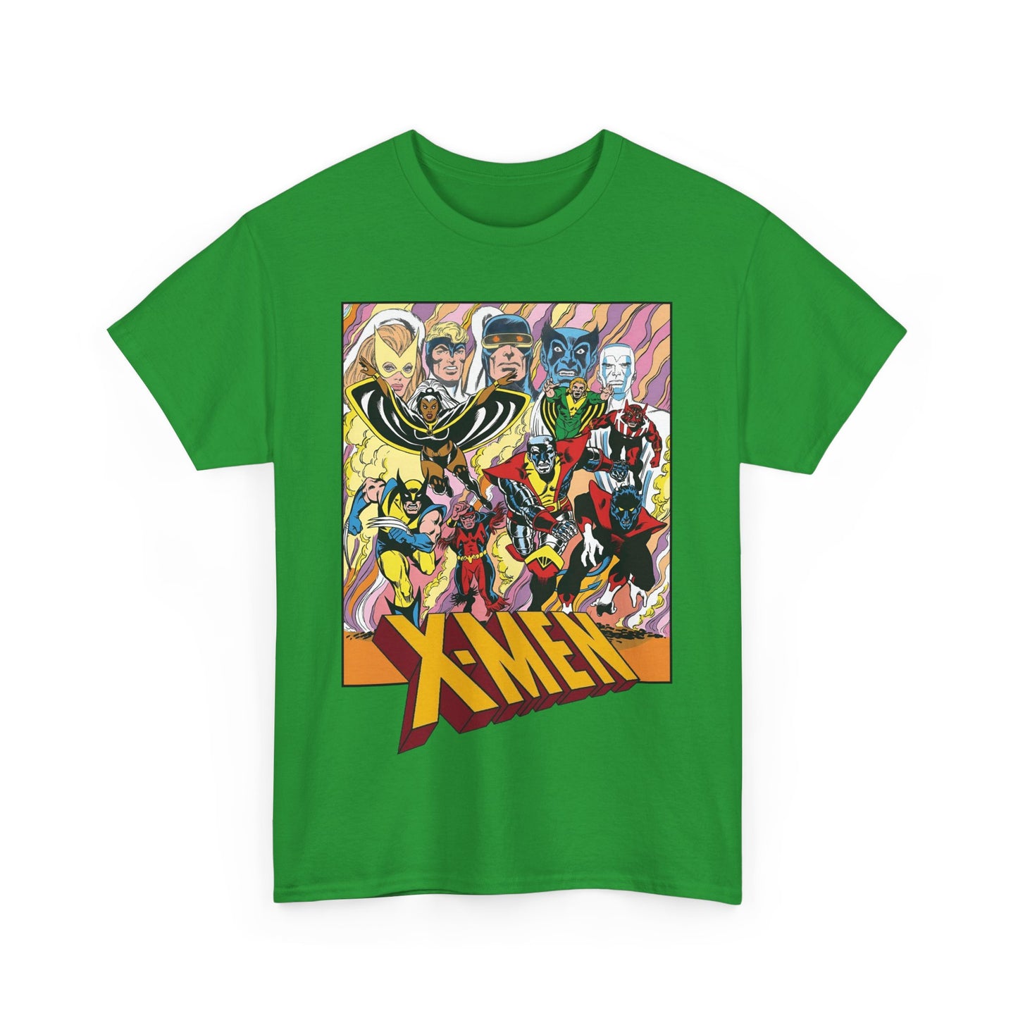 Uncanny X-Men T-Shirt - Dave Cockrum Art - Cyclops, Nightcrawler, Storm, Wolverine, Thunderbird - Marvel Comics